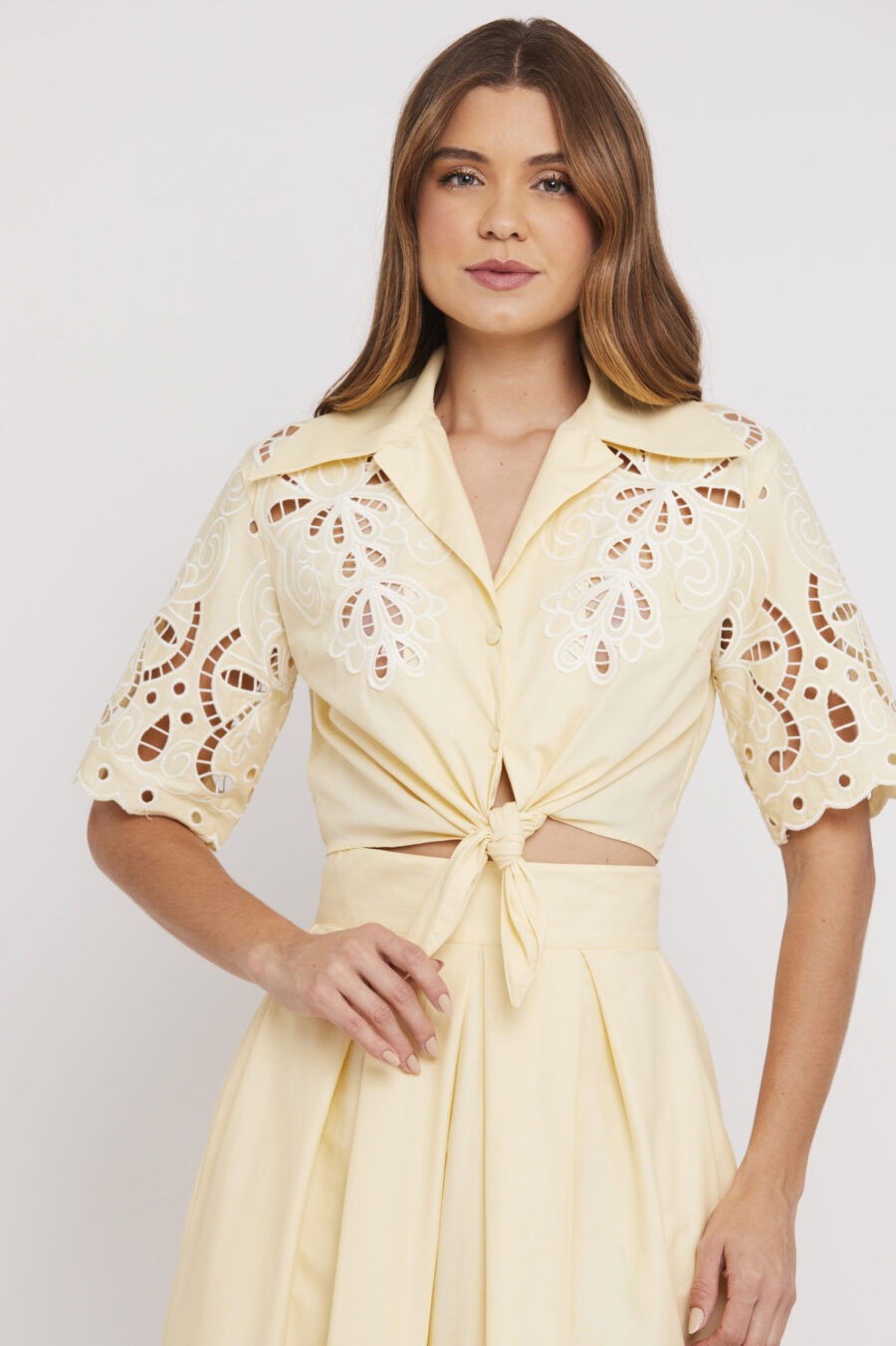 CROPPED MICAELA - Amarelo
