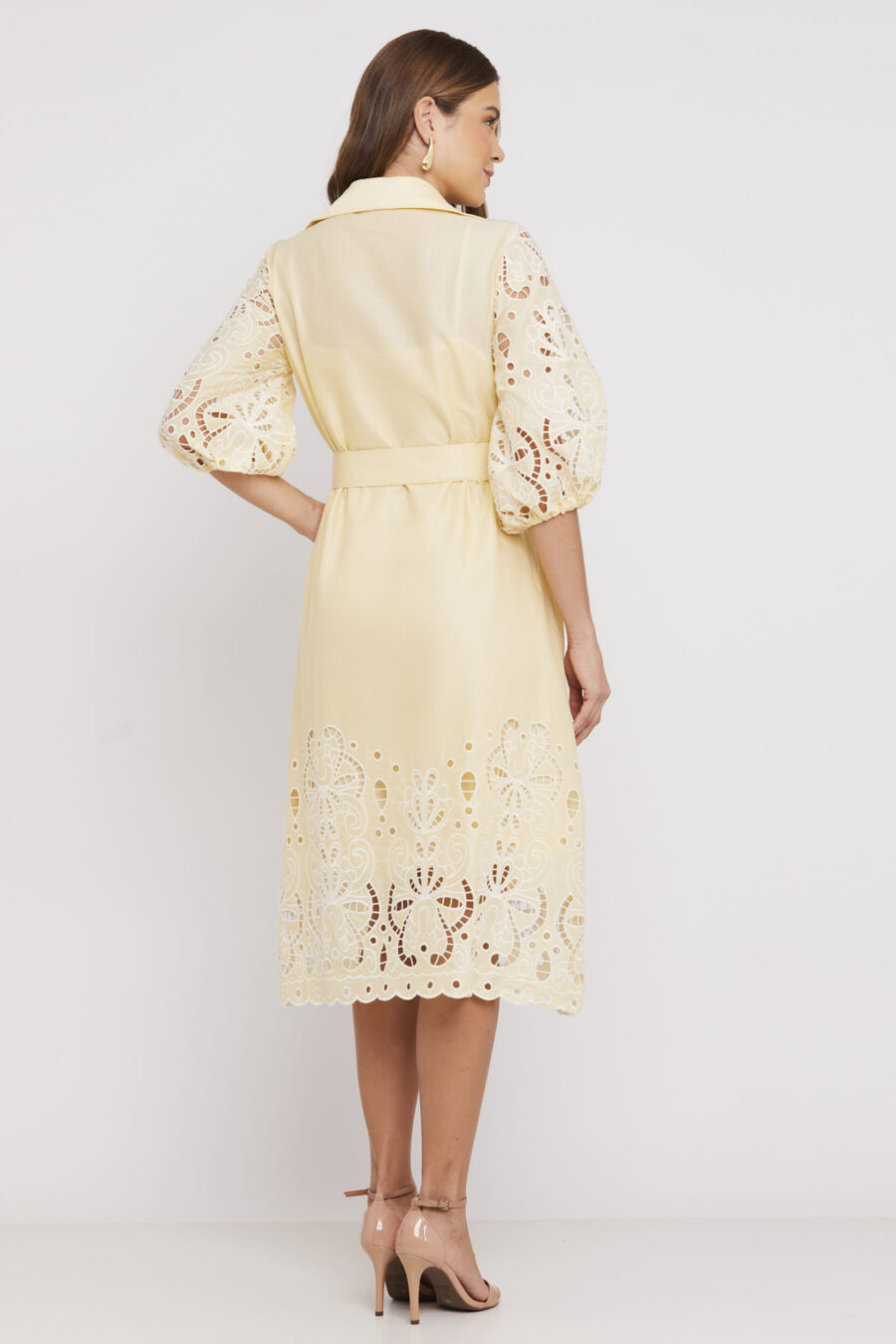 VESTIDO MARGARIDA - Amarelo - Imagem 4
