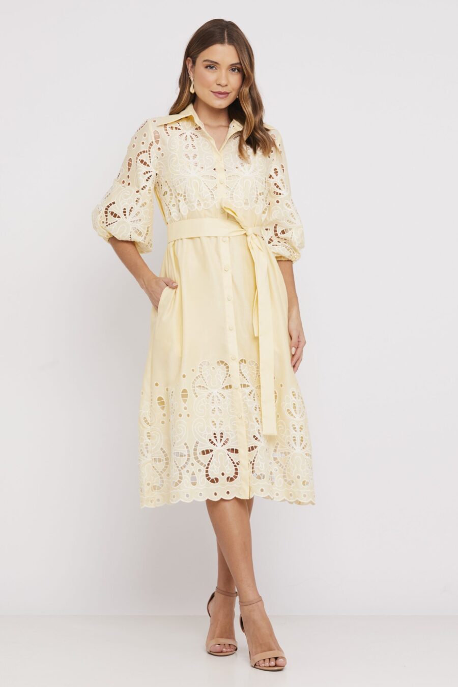 VESTIDO MARGARIDA - Amarelo