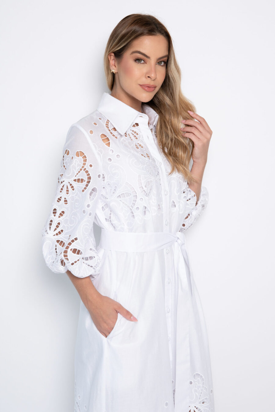 VESTIDO MARGARIDA - Branco - Imagem 2