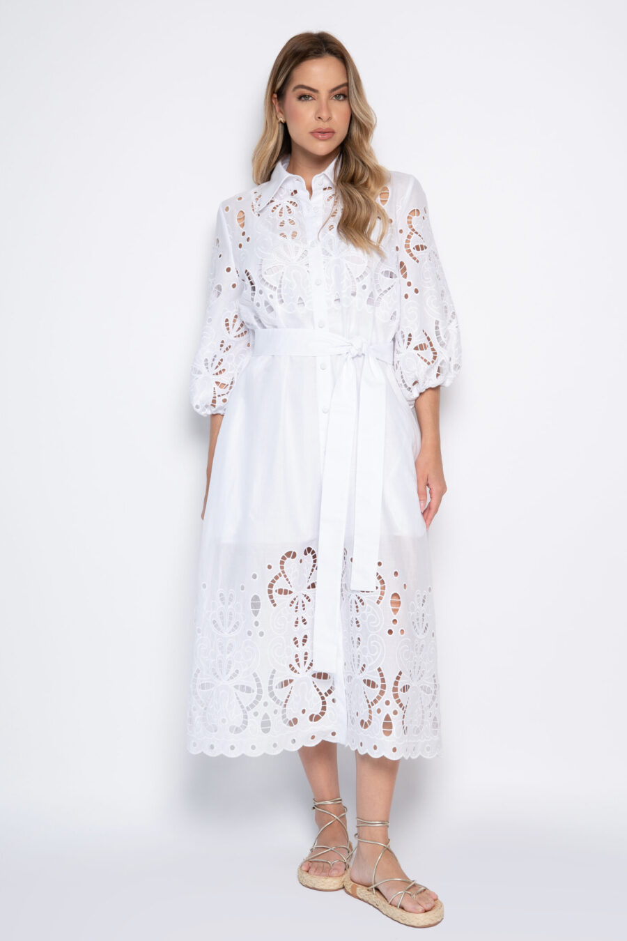 VESTIDO MARGARIDA - Branco - Imagem 3