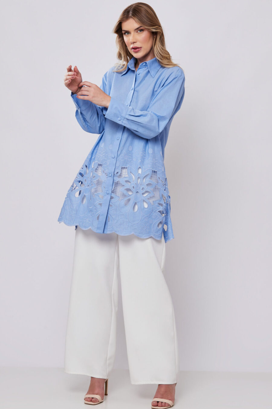 CAMISA GERUZA - AZUL