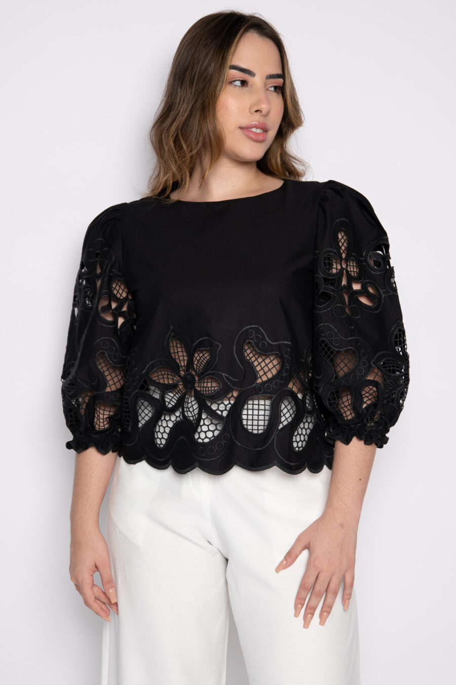 BLUSA AMÉLIA – Preto - Imagem 2