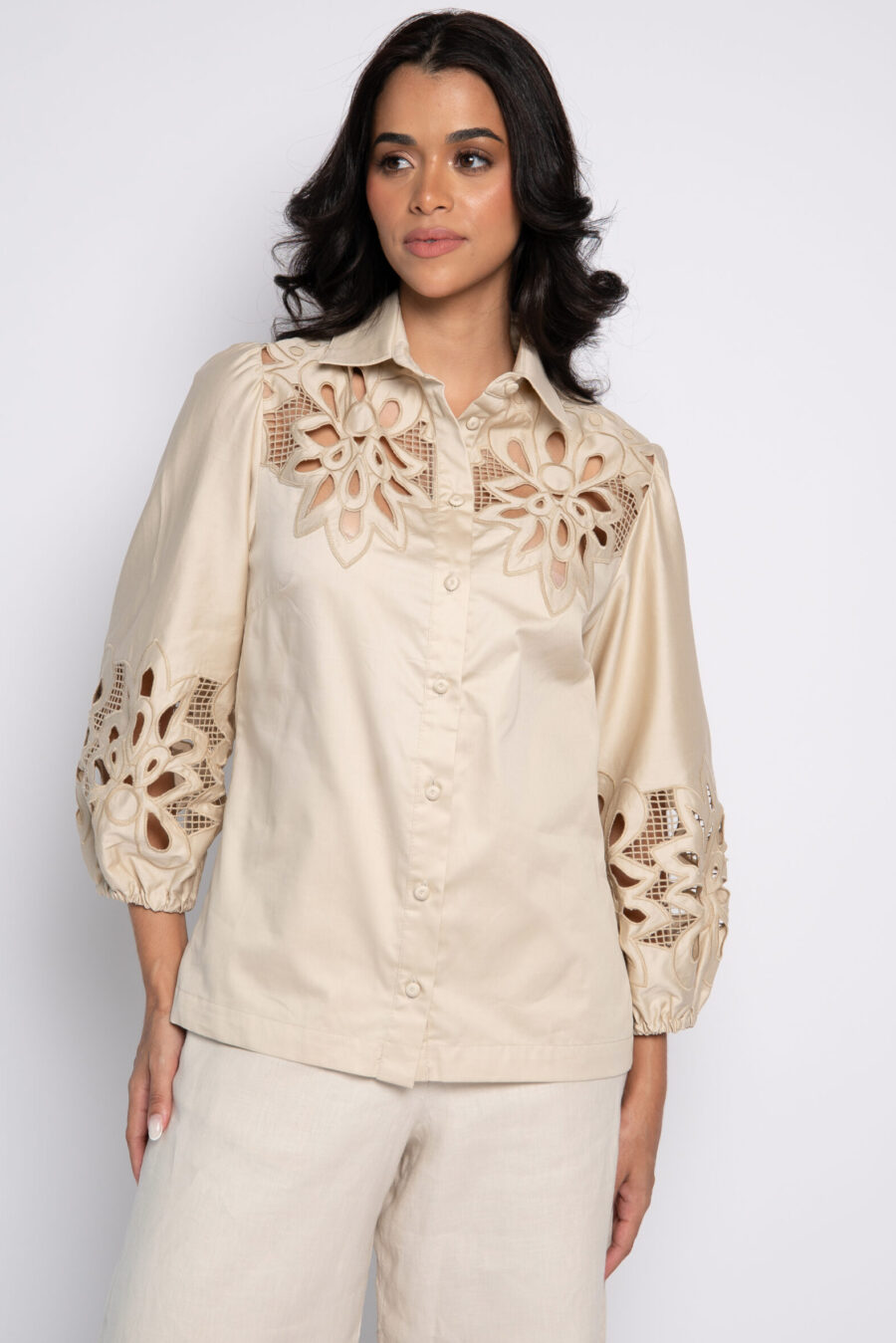 CAMISA DANDARA - Bege - Imagem 2