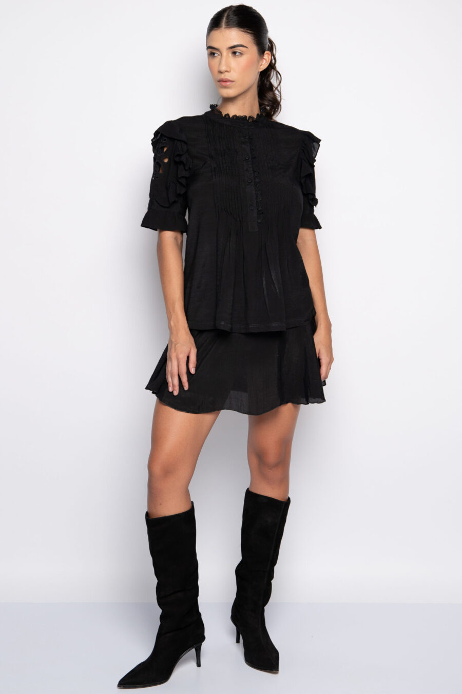 CAMISA VALERIA- Preto