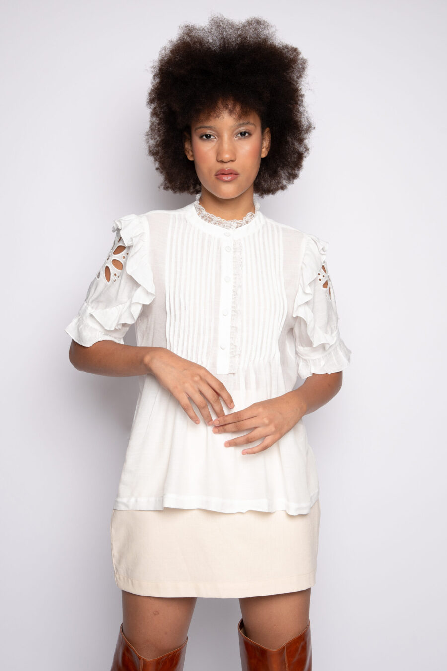 CAMISA VALERIA- Off White - Imagem 2