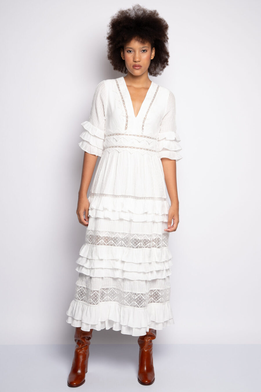 VESTIDO ANINHA- Off White