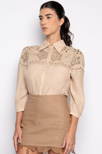 CAMISA CAMILA- Bege