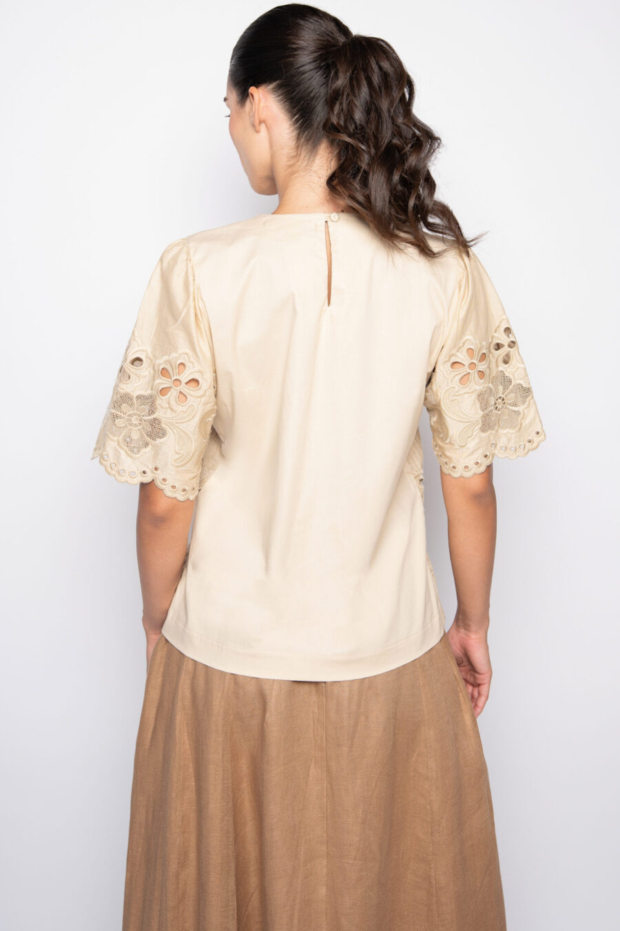 BLUSA CAROL- BEGE - Imagem 4