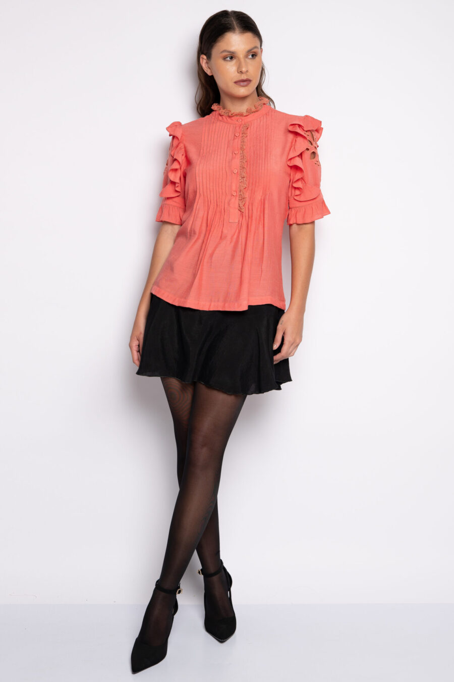 CAMISA VALERIA - CORAL