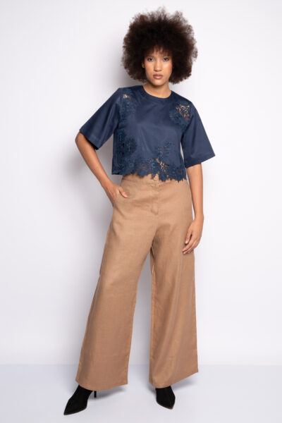 BLUSA FLAVIA- Azul Marinho