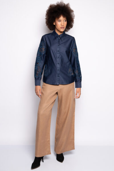 CAMISA PAMELA- Azul Marinho