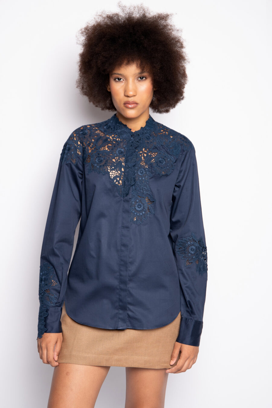 CAMISA EMILY- Azul Marinho - Imagem 2