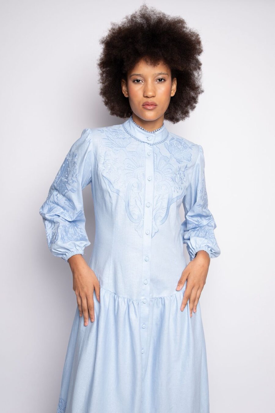 VESTIDO RÚBIA - Azul Céu - Imagem 2