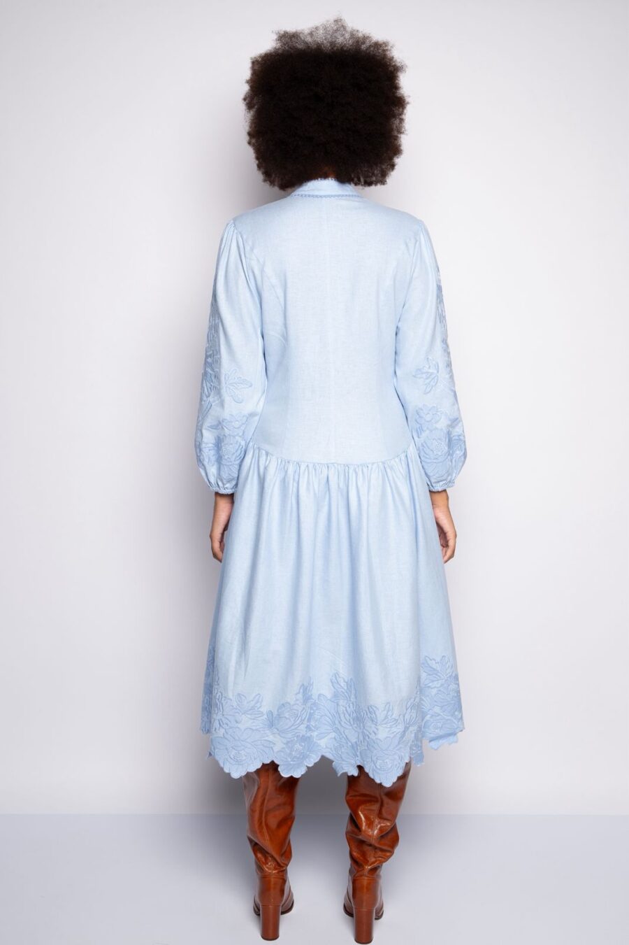VESTIDO RÚBIA - Azul Céu - Imagem 3