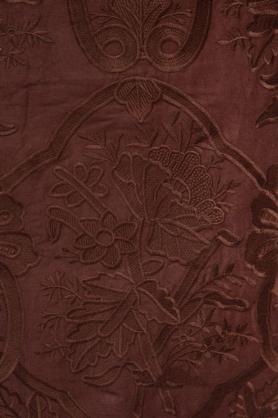 Saia com bordado artesanal chocolate - Suênia - Imagem 5