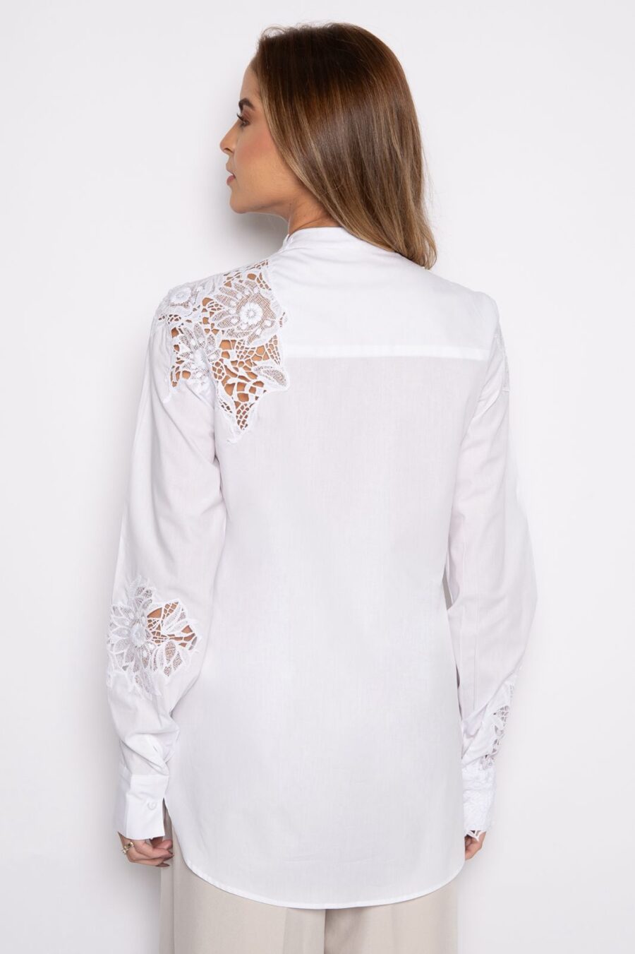 Camisa manga longa branca - Emily - Imagem 3