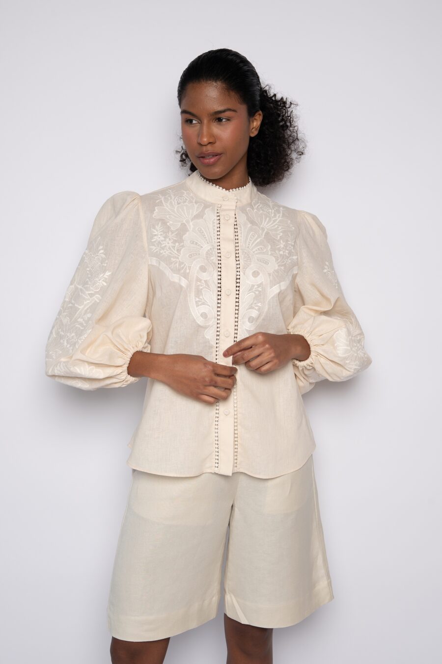 CAMISA ZÉLIA - Palmito - Imagem 2