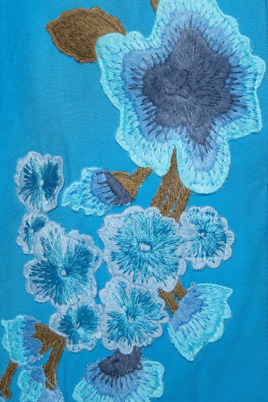 Short curto bordado azul - Bella - Imagem 5