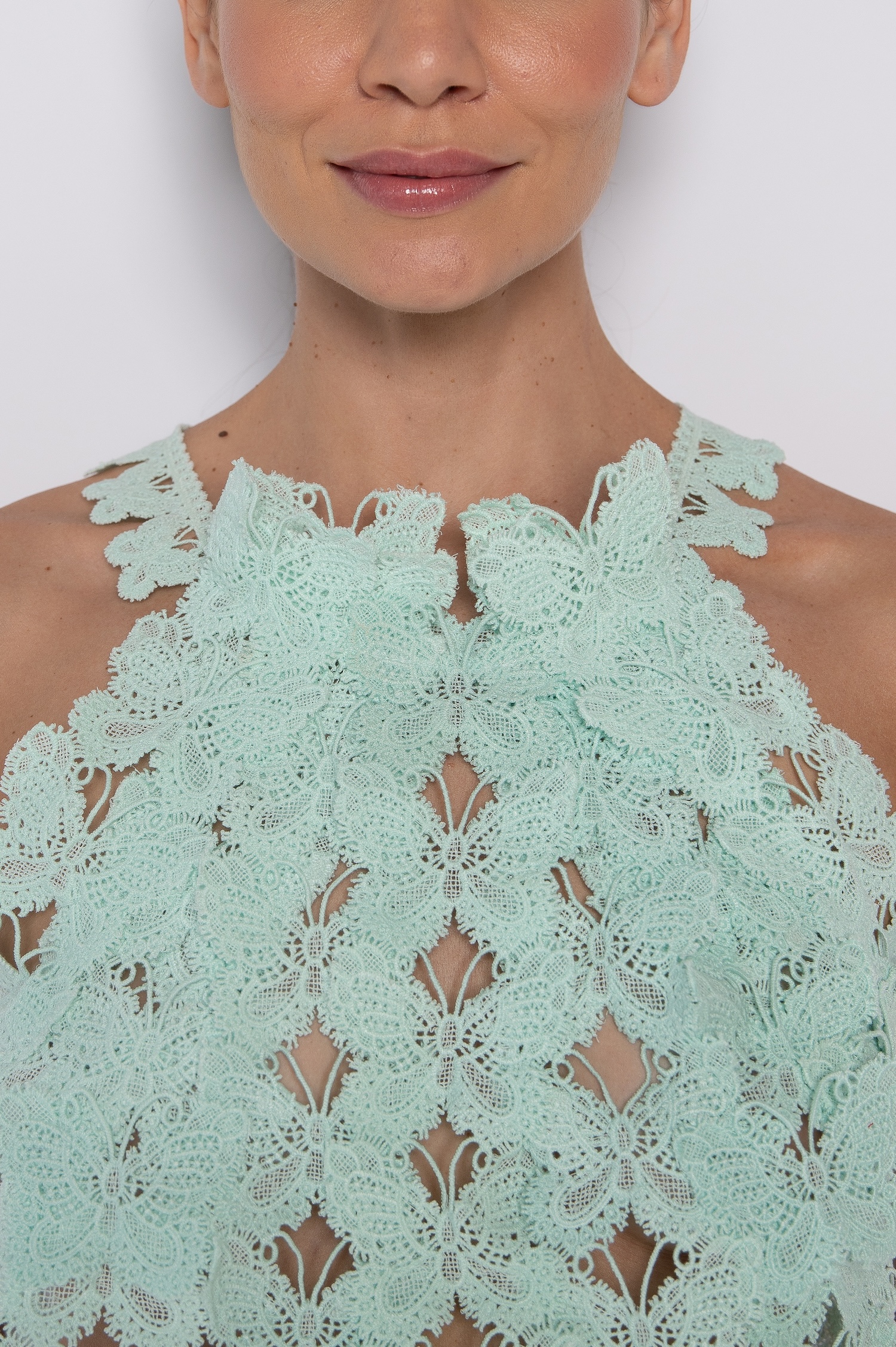 Top Bordado Costa Nua Azul Maré - Bibi - Imagem 5