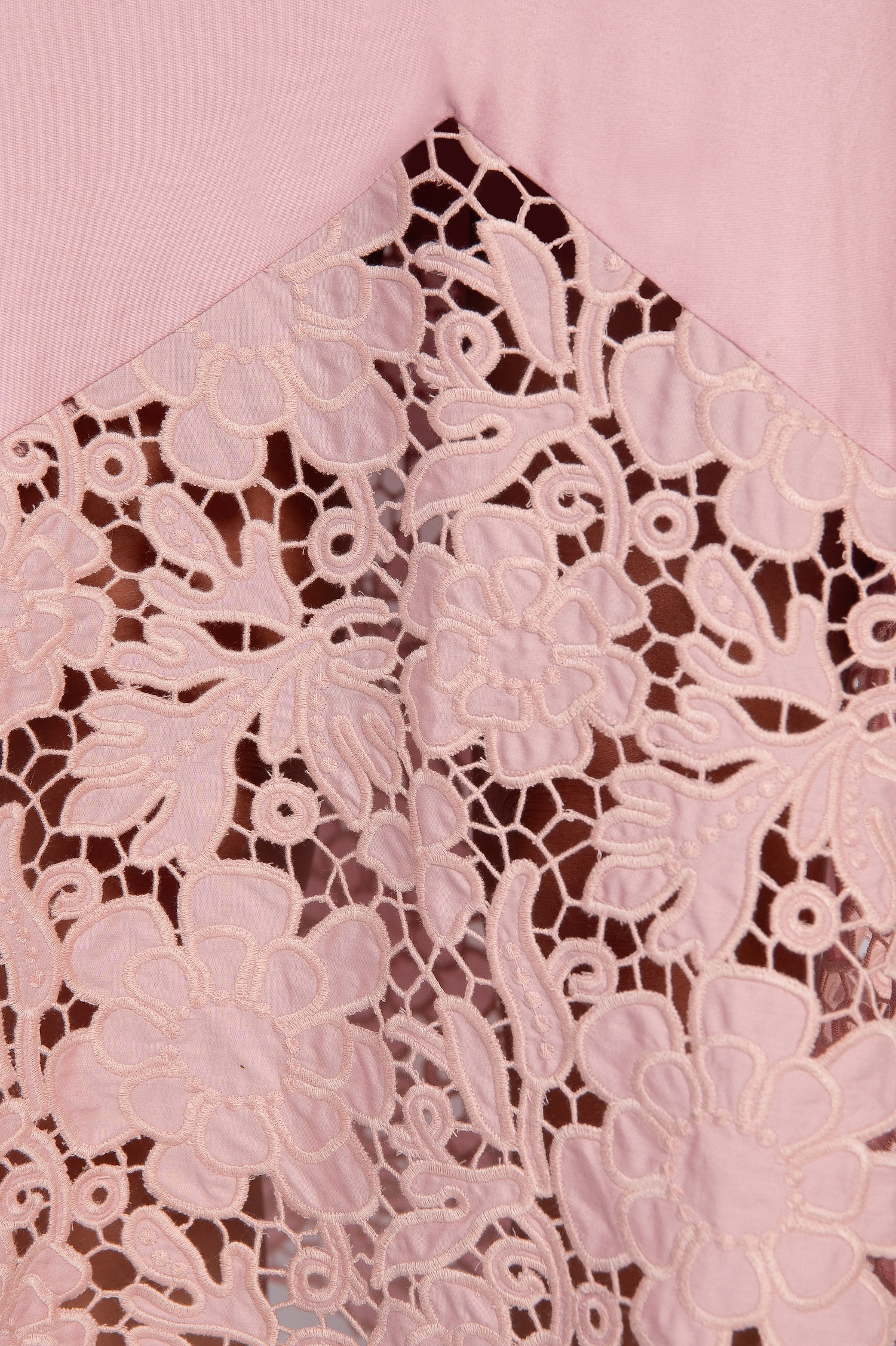 Vestido Midi Bordado Rosa - Cecília - Imagem 3