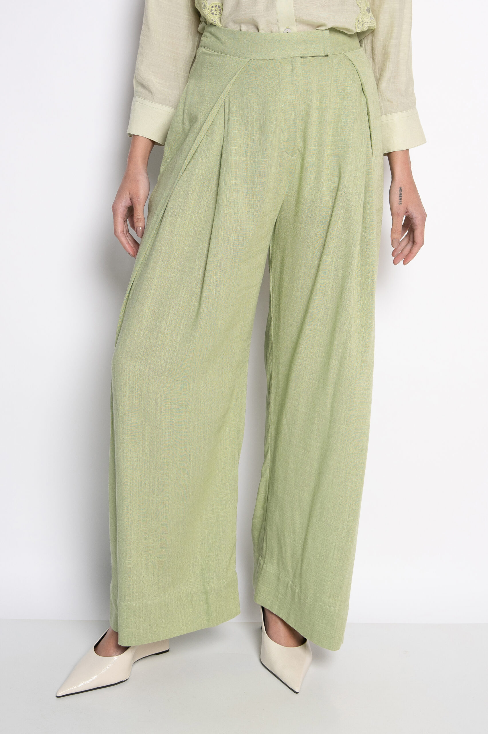 Calça Transpassada Verde - Deise - Imagem 2
